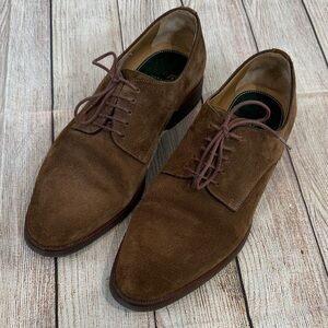 Pastori Lace Up Suede Derby Dress Shoes